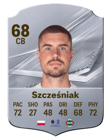 Szcześniak 68 Common CB FC 26 card