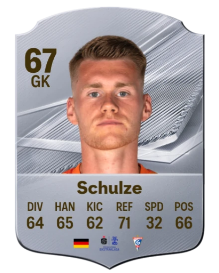 Schulze 67 Silver GK FC 27 card