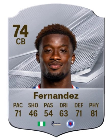 Fernandez 74 Common CB FC 26 card
