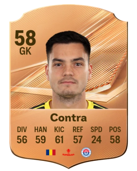 Contra 58 Bronze GK FC 27 card