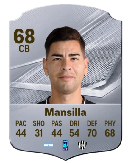 Mansilla 68 Common CB FC 26 card