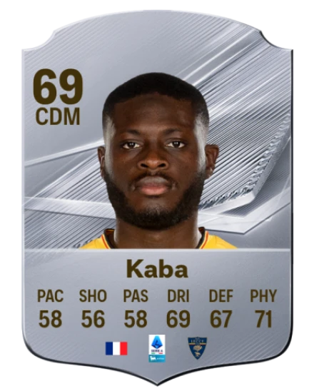 Kaba 69 Silver CDM FC 27 card