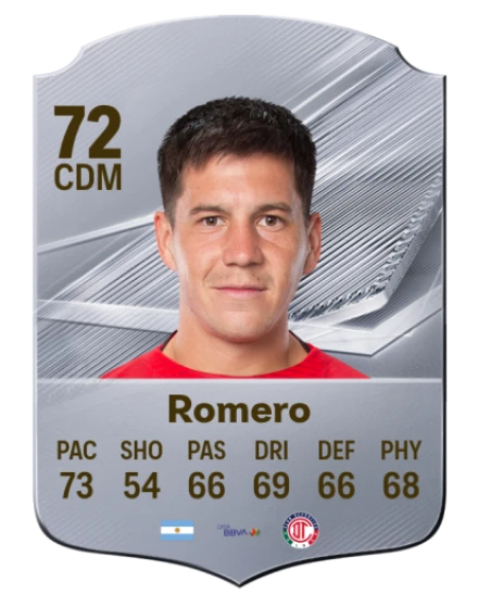 Romero 72 Silver CDM FC 27 card