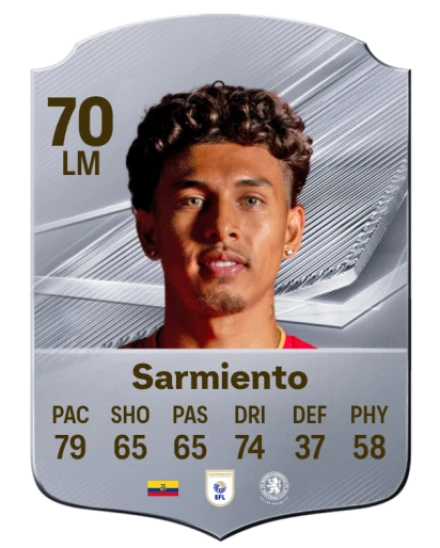 Sarmiento 70 Common LM FC 26 card