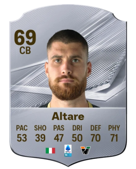 Altare 69 Silver CB FC 27 card