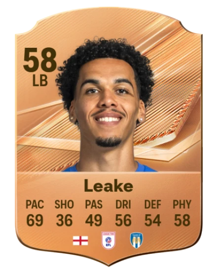 Leake 58 Common LB FC 26 card