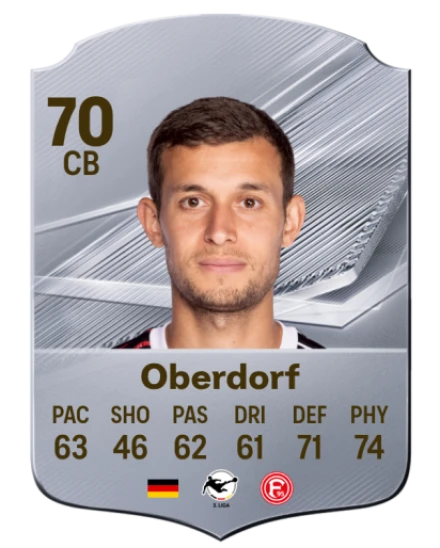 Oberdorf 70 Common CB FC 26 card
