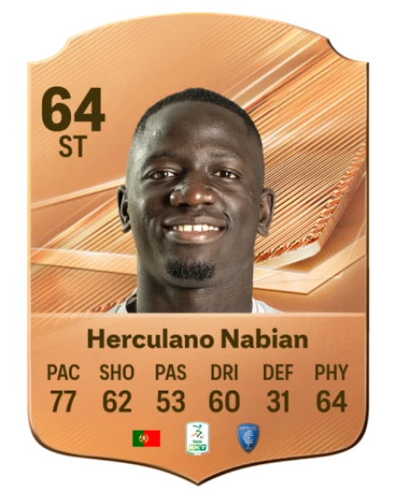 Herculano Nabian 64 Rare ST FC 26 card