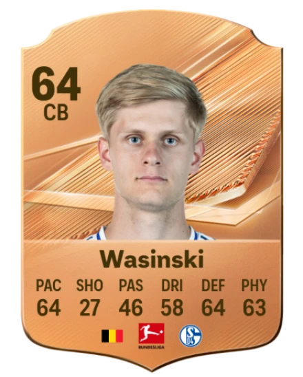 Wasinski 64 Bronze CB FC 27 card