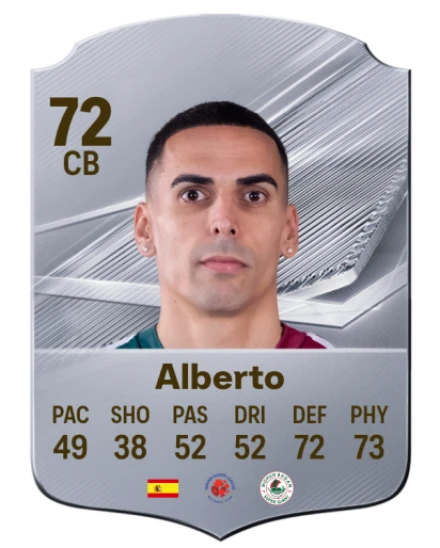 Alberto 72 Common CB FC 26 card