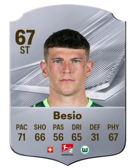 Besio 67 Silver ST FC 27 card