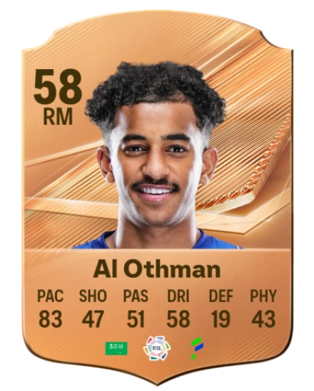 Al Othman 58 Bronze RM FC 27 card