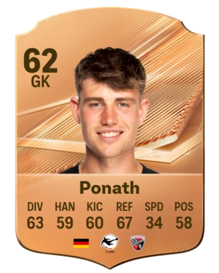 Ponath 62 Bronze GK FC 27 card