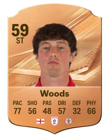 Woods 59 Bronze ST FC 27 card