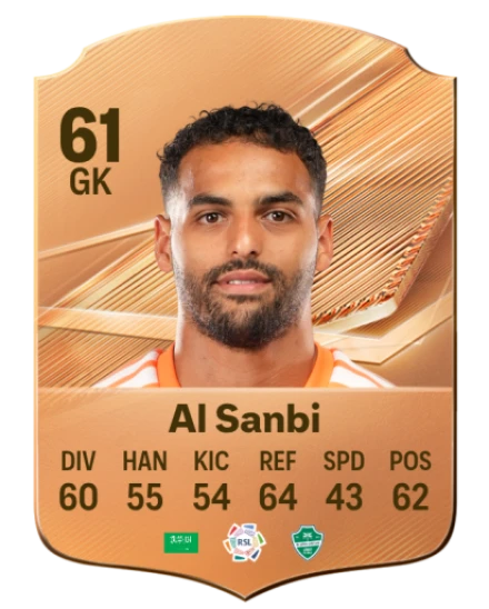 Al Sanbi 61 Bronze GK FC 27 card