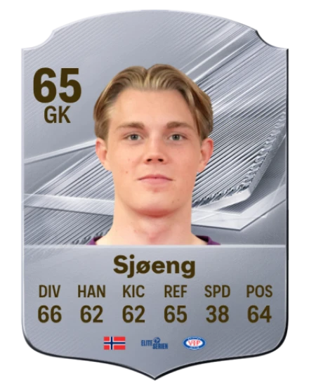 Sjøeng 65 Silver GK FC 27 card