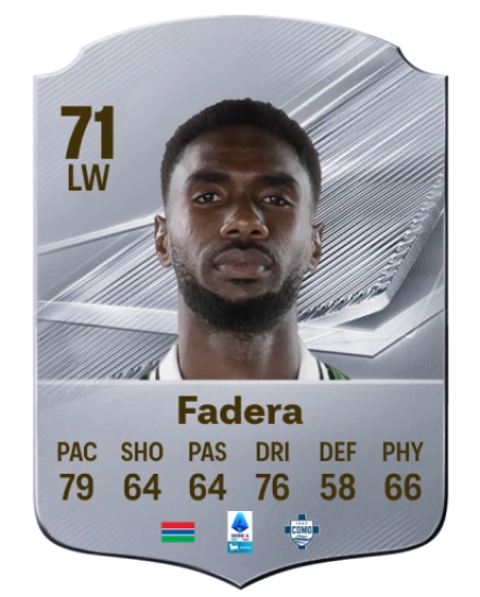 Fadera 71 Common LW FC 26 card