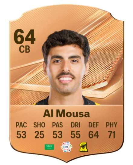 Al Mousa 64 Bronze CB FC 27 card
