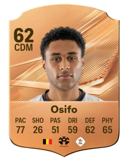 Osifo 62 Bronze CDM FC 27 card