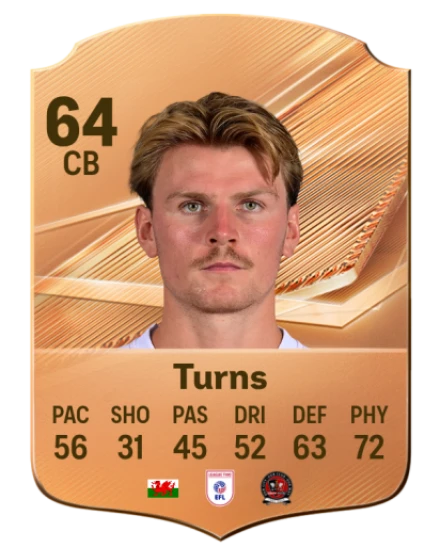 Turns 64 Common CB FC 26 card