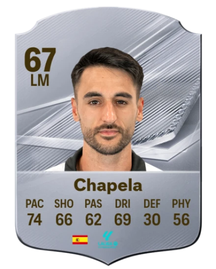 Chapela 67 Silver LM FC 27 card