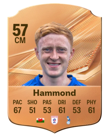 Hammond 57 Bronze CM FC 27 card