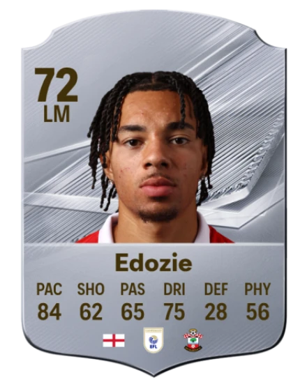 Edozie 72 Silver LM FC 27 card