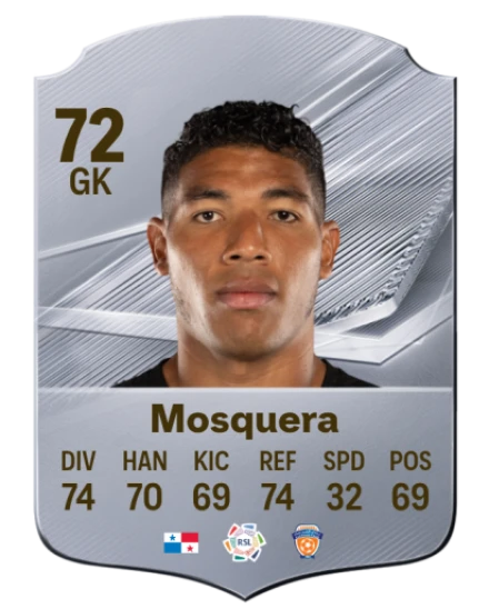 Mosquera 72 Common GK FC 26 card