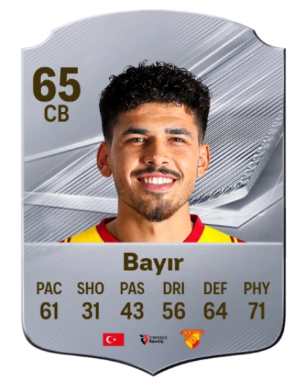 Bayır 65 Silver CB FC 27 card