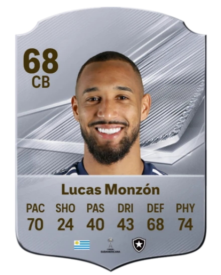 Lucas Monzón 68 Common CB FC 26 card