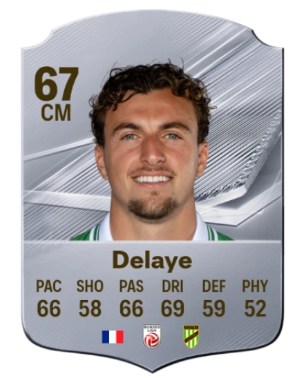 Delaye 67 Common CM FC 26 card