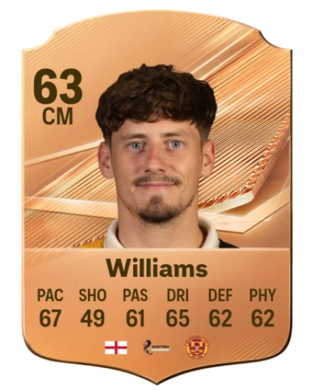 Williams 63 Bronze CM FC 27 card