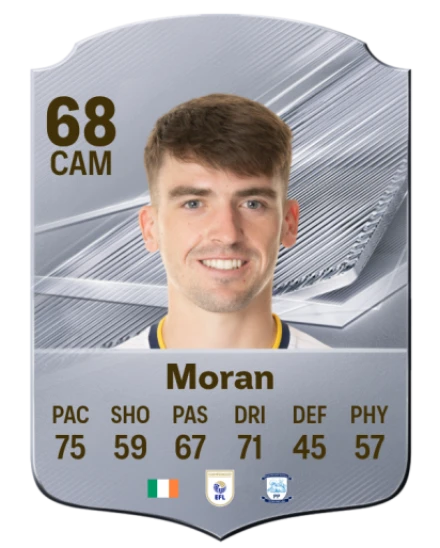Moran 68 Silver CAM FC 27 card