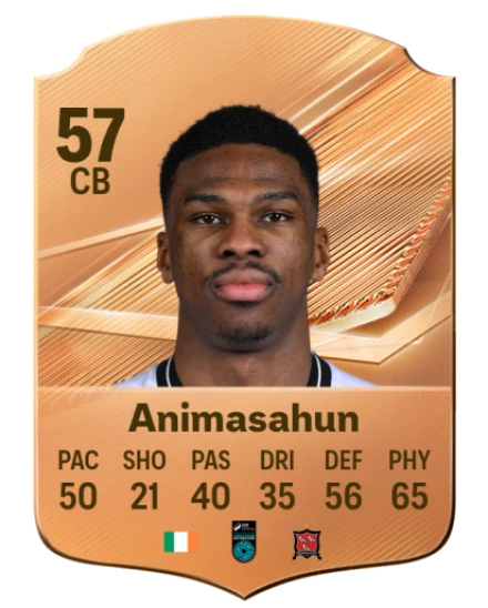 Animasahun 57 Bronze CB FC 27 card