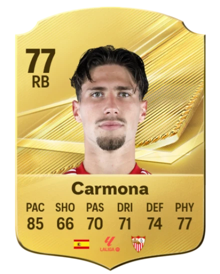 Carmona 77 Common RB FC 26 card
