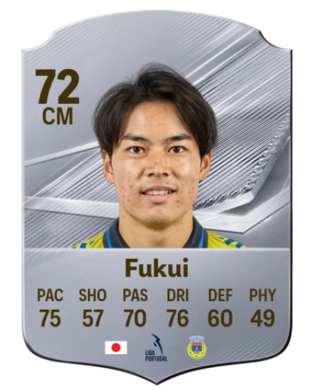 Fukui 72 Common CM FC 26 card