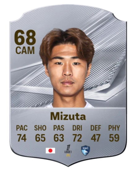Mizuta 68 Silver CAM FC 27 card