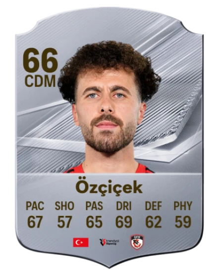 Özçiçek 66 Silver CDM FC 27 card