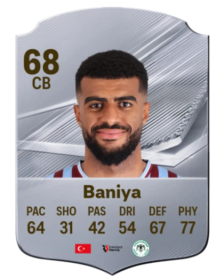Baniya 68 Silver CB FC 27 card