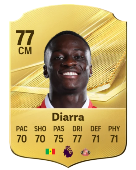 Diarra 77 Common CM FC 26 card
