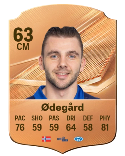 Ødegård 63 Bronze CM FC 27 card