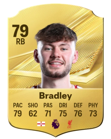 Bradley 79 Common RB FC 26 card