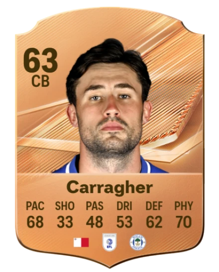 Carragher 63 Common CB FC 26 card