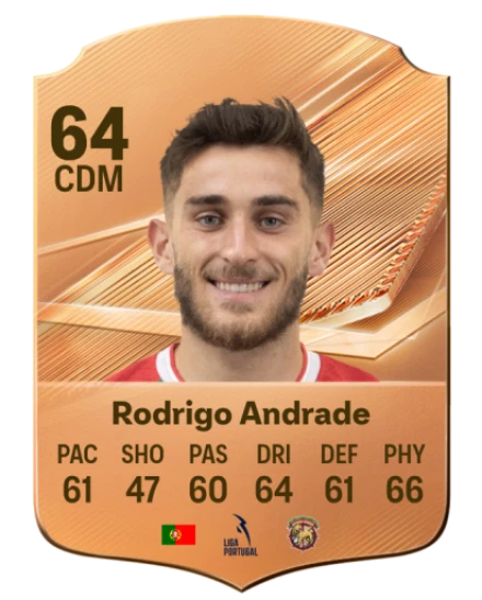 Rodrigo Andrade 64 Bronze CDM FC 27 card