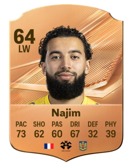 Najim 64 Bronze LW FC 27 card