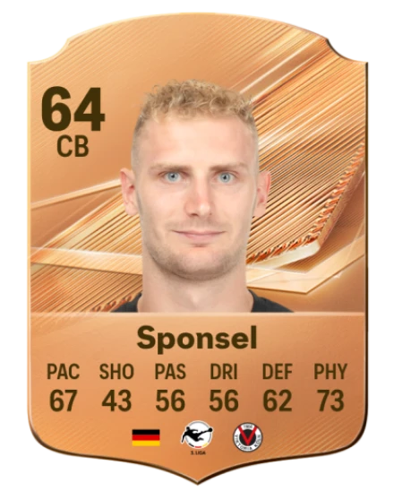 Sponsel 64 Common CB FC 26 card