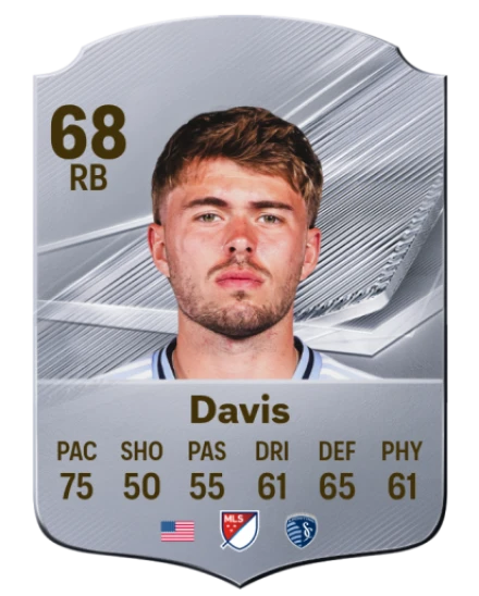 Davis 68 Common RB FC 26 card