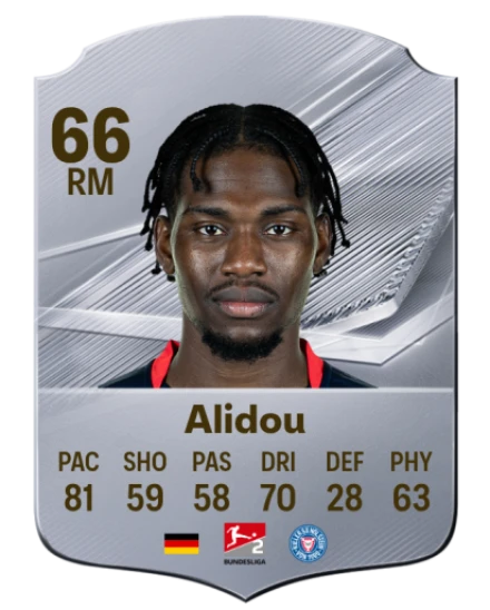 Alidou 66 Silver RM FC 27 card