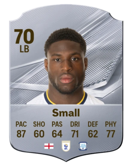 Small 70 Common LB FC 26 card