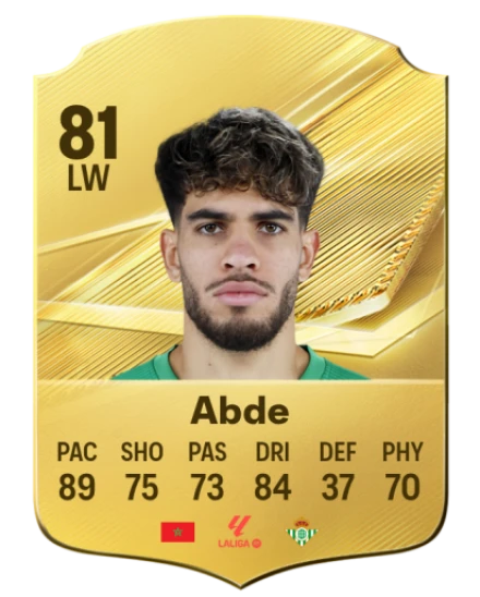 Abde 81 Common LW FC 26 card